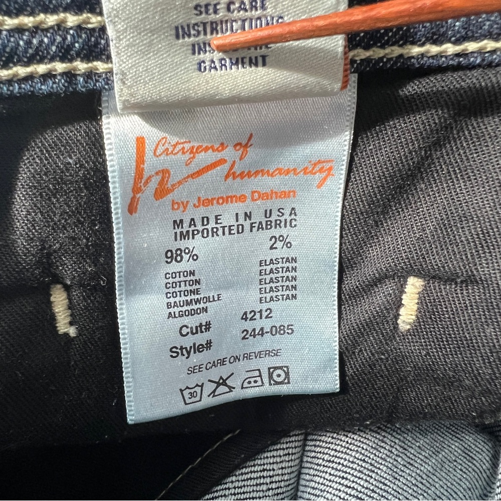 CITIZENS OF HUMANITY Cape Cod Low Rise Wide Leg Flare Jeans Size 29 - Picture 9 of 16